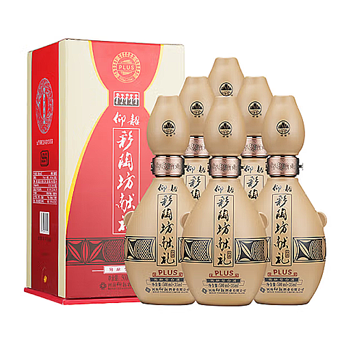 [정품]양샤오차이타오팡(仰韶彩陶坊),헌례존향판(献礼尊享版) 35ml 70%vol + 500ml 46%vol