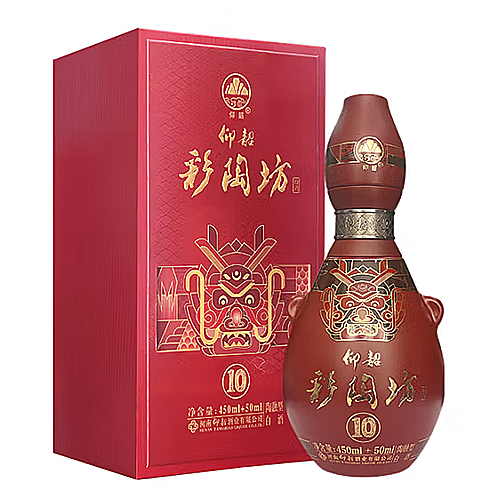 [정품]양샤오차이타오팡(仰韶彩陶坊), 10용두(10龙头) 48% 450ml+70% 50ml