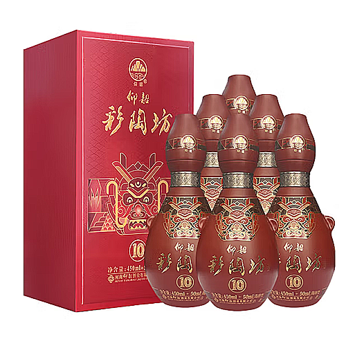 [정품]양샤오차이타오팡(仰韶彩陶坊), 10용두(10龙头) 48% 450ml+70% 50ml