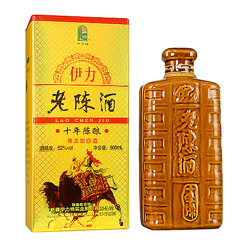 [정품]이리터주(伊力特酒), 이력노교10년진랑(伊力老窖十年陈酿) 500ml, 52%Vol.