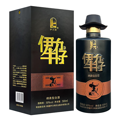 [정품]이리터주(伊力特酒), 이력우자(伊力牛仔) 500ml, 52%Vol.