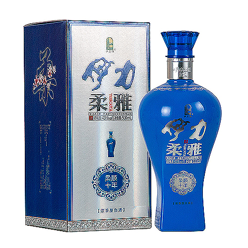 [정품]이리터주(伊力特酒), 유아유순10년(柔雅柔顺十年) 500ml, 43%Vol,