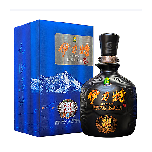[정품]이리터주(伊力特酒), 천산주신(天山酒神) 500ml, 50%Vol,