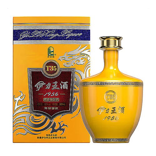 [정품]이리터주(伊力特酒), 이력왕주 1956, 황왕T35(伊力王酒1956 黄王T35) 500ml, 52%Vol,