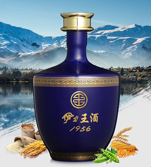 [정품]이리터주(伊力特酒), 이력왕주1956 람왕(伊力王酒1956 蓝王) 500ml, 52%Vol,