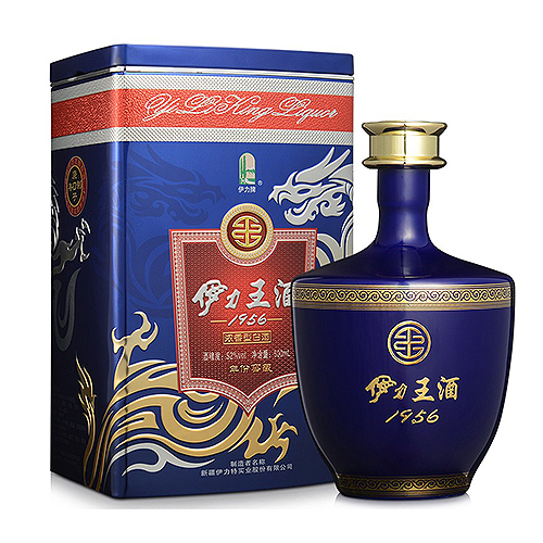[정품]이리터주(伊力特酒), 이력왕주1956 람왕(伊力王酒1956 蓝王) 500ml, 52%Vol,