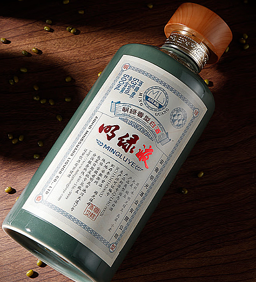 [정품]밍광주(明光酒), 명녹액(明绿液) 500ml, 53%Vol.