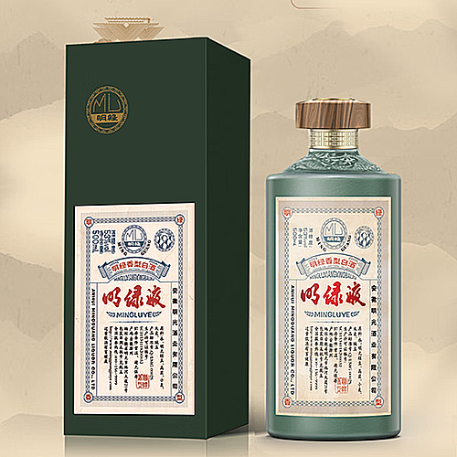 [정품]밍광주(明光酒), 명녹액(明绿液) 500ml, 53%Vol.