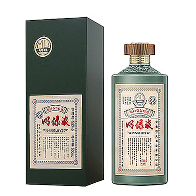 [정품]밍광주(明光酒), 명녹액(明绿液) 500ml, 53%Vol.
