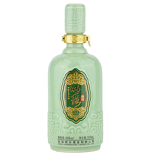 [정품]밍광주(明光酒), 명록어주 3A(明绿御酒 3A) 500ml, 46%Vol.