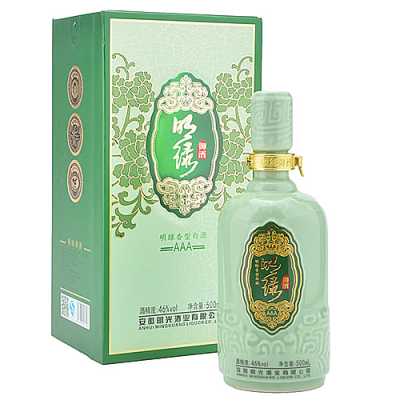 [정품]밍광주(明光酒), 명록어주 3A(明绿御酒 3A) 500ml, 46%Vol.