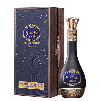 [정품]양허란스징덴(洋河蓝色经典) 몽지람(梦之蓝) 수공반 20년(手工班 20年) 52%Vol. 500ml