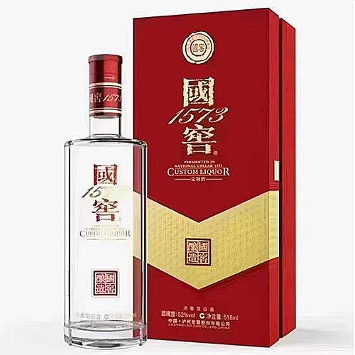 [정품]궈자오1573(国窖1573) 역접홍(易捷红) 52%vol. 518ml