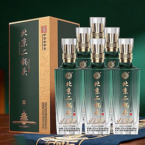 [정품]용펑파이(永丰牌) 북경이과두,어품가양(北京二锅头, 御品佳酿) 500ml, 52%Vol,