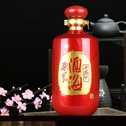 [정품]시펑주(西凤酒), 주해원장,홍장(酒海原浆,红装) 500ml, 45%Vol