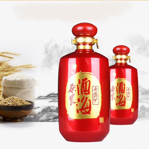 [정품]시펑주(西凤酒), 주해원장,홍장(酒海原浆,红装) 500ml, 45%Vol