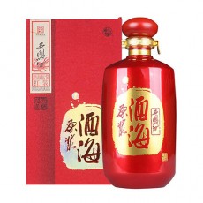 [정품]시펑주(西凤酒), 주해원장,홍장(酒海原浆,红装) 500ml, 45%Vol